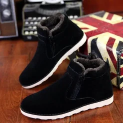 Herren Decor Herrenschuhe-Herren Winterstiefeletten aus Pelz – warm und stilvoll