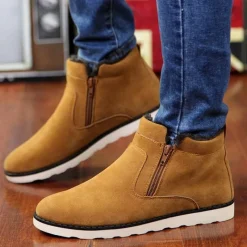 Herren Decor Herrenschuhe-Herren Winterstiefeletten aus Pelz – warm und stilvoll