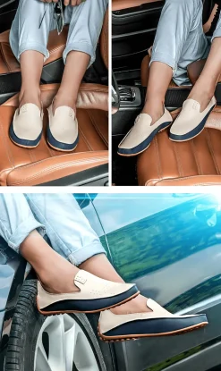 Herren Decor Herrenschuhe-Herren-Fahrhalbschuhe aus Leder – stilvolles Freizeitschuhwerk