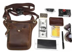 Decor Taschen & Geldbörsen-Herren-Umhängetasche aus Leder – stilvolle Reisetasche