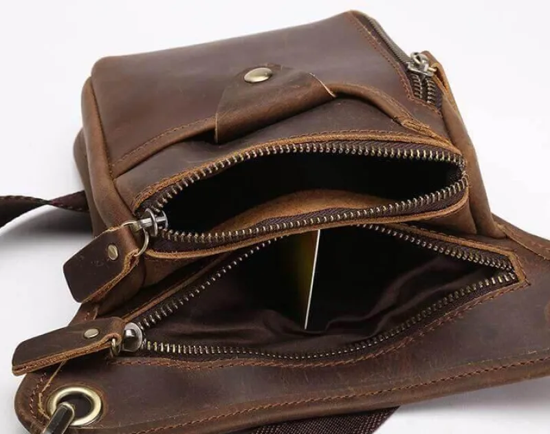 Decor Taschen & Geldbörsen-Herren-Umhängetasche aus Leder – stilvolle Reisetasche