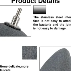 Furendo Haustierzubehör|Reinigungswerkzeuge Für Haustiere-High Flow Aquarium-Luftverteiler - Sauerstoffstein für Aquarien