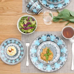 Elegance at the Table Küche & Esszimmer-Himalia Elegantes Porzellan-Geschirrset – Stilvolles Geschirr für die gesellige Runde