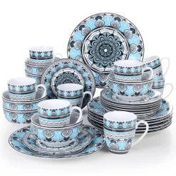 Elegance at the Table Küche & Esszimmer-Himalia Elegantes Porzellan-Geschirrset – Stilvolles Geschirr für die gesellige Runde