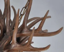 Comfort u0026 Style Beleuchtung-Hirschhorn-Pendelleuchte - Leuchte im amerikanischen Loft-Stil