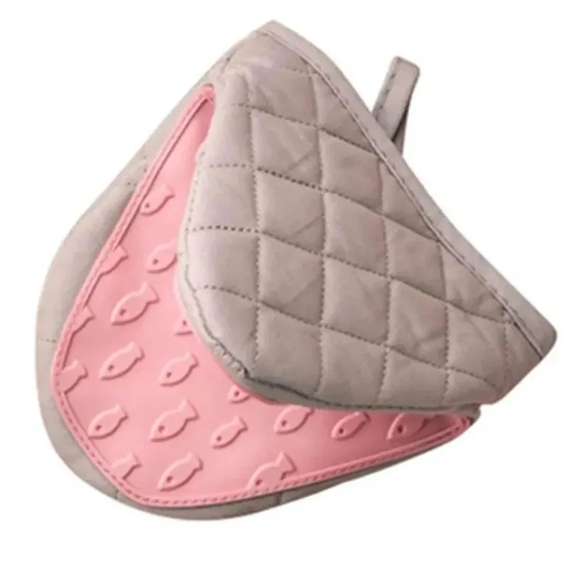 Decor Küche & Esszimmer-Hitzebeständige Silica-Ofenhandschuhe - Kochhandschuhe