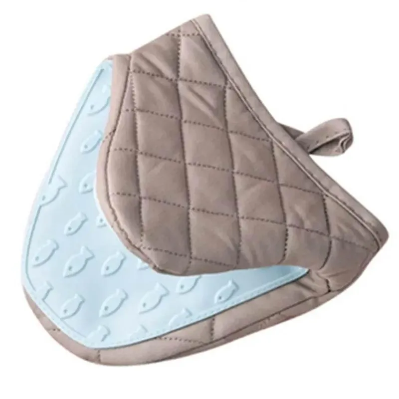 Decor Küche & Esszimmer-Hitzebeständige Silica-Ofenhandschuhe - Kochhandschuhe