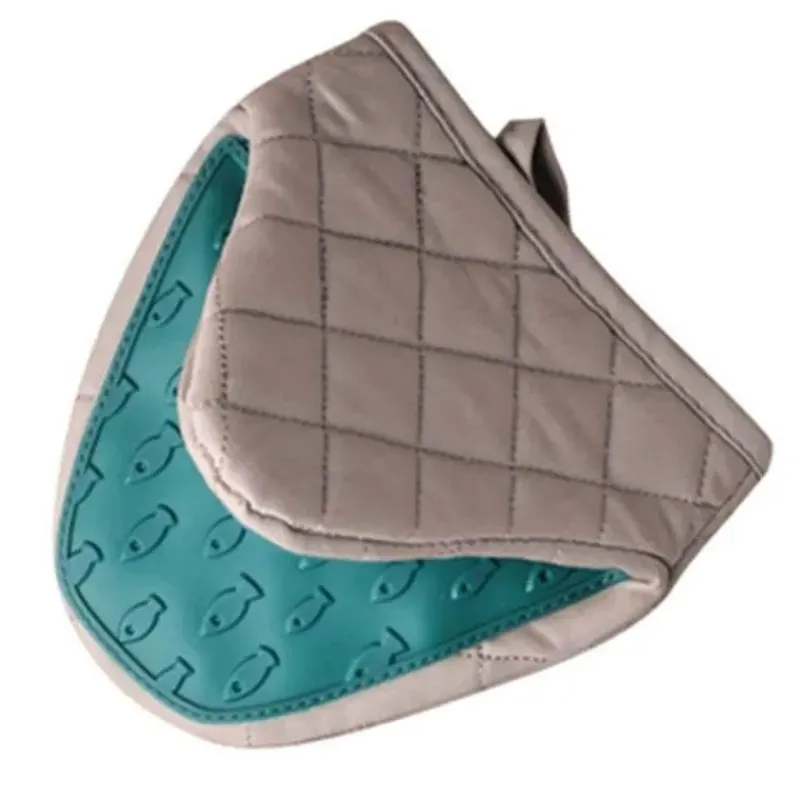 Decor Küche & Esszimmer-Hitzebeständige Silica-Ofenhandschuhe - Kochhandschuhe