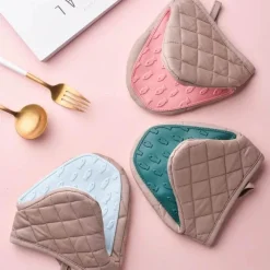 Decor Küche & Esszimmer-Hitzebeständige Silica-Ofenhandschuhe - Kochhandschuhe