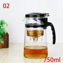 The Cozy Mug Küche & Esszimmer-Hitzebeständige Teekanne aus Glas – Teekanne in Premiumqualität