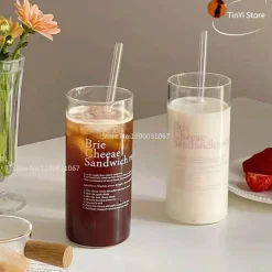 Plates u0026 More Küche & Esszimmer-Hitzebeständiger Kaffeebecher aus Glas – vielseitiger Becher für Tee, Milch und Bier