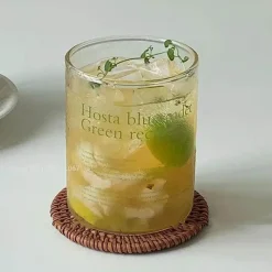 Plates u0026 More Küche & Esszimmer-Hitzebeständiger Kaffeebecher aus Glas – vielseitiger Becher für Tee, Milch und Bier