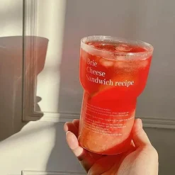 Plates u0026 More Küche & Esszimmer-Hitzebeständiger Kaffeebecher aus Glas – vielseitiger Becher für Tee, Milch und Bier