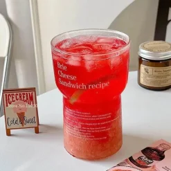 Plates u0026 More Küche & Esszimmer-Hitzebeständiger Kaffeebecher aus Glas – vielseitiger Becher für Tee, Milch und Bier