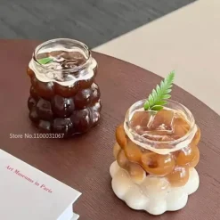 Plates u0026 More Küche & Esszimmer-Hitzebeständiges Becherset aus klarem Glas – Krüge für Kaffee, Tee, Saft und Bier