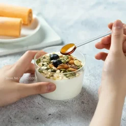 Plates u0026 More Küche & Esszimmer-Hitzebeständiges Glaslöffel-Set – Kaffee-Dessert-Teelöffel