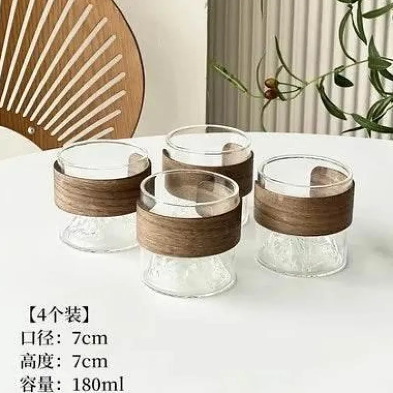 Plates u0026 More Küche & Esszimmer-Hitzebeständiges Guanshan-Kaffeetassen-Set im Vintage-Stil – elegantes Trinkgeschirr aus Glas