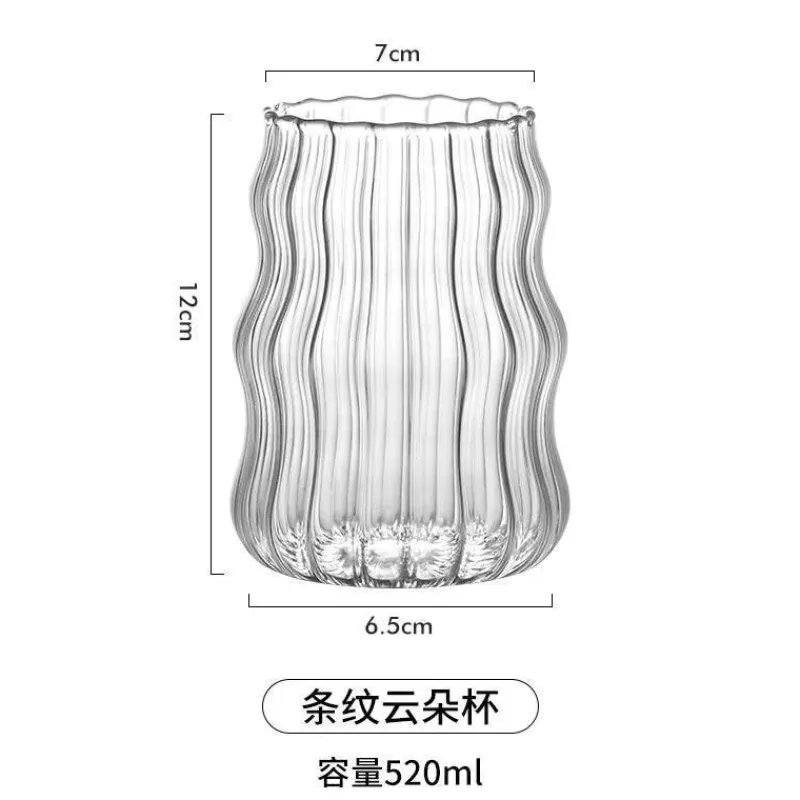 Plates u0026 More Küche & Esszimmer-Hitzebeständiges Kaffeebecher-Set aus Glas – Klare Tassen für Tee, Bier und Saft