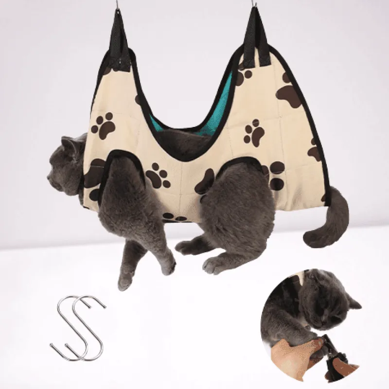 Furendo Haustierzubehör|Reinigungswerkzeuge Für Haustiere-Hängematte zur Katzenpflege – Gemütliches Haustierpflege-Accessoire