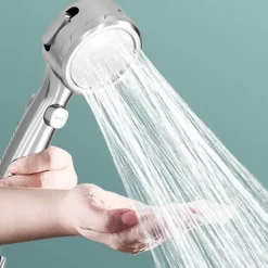 The Blissful Bath Badezimmer-Hochdruck-Duschkopf - Regenduschkopf mit Temperaturanzeige