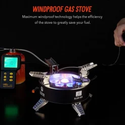 Trail u0026 Beyond Camping-Werkzeuge|Camping Im Freien-Hocheffizienter Mini-Campingkocher – Tragbarer Outdoor-Kocher