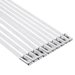 The Decor Haven Outdoor-Artikel|Outdoor & Garten-Hochleistungs-Kabelbinder aus Edelstahl – langlebige Befestigungselemente für die Verkabelung