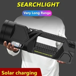 The Outdoor Vault Camping-Werkzeuge|Camping Im Freien-Hochleistungs-LED-Taschenlampe - Multifunktionale Solar-Taschenlampe