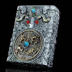 The Outdoor Vault Outdoor-Gadgets|Heimwerkzeuge-Hochleistungs-Petroleumfeuerzeug aus Stahl – Funkenzündungswerkzeug