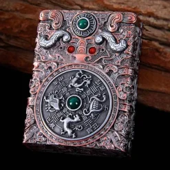 The Outdoor Vault Outdoor-Gadgets|Heimwerkzeuge-Hochleistungs-Petroleumfeuerzeug aus Stahl – Funkenzündungswerkzeug