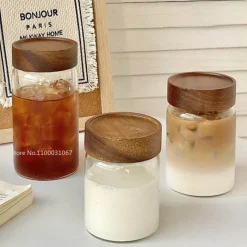 Plates u0026 More Küche & Esszimmer-Hochtemperaturbeständige Teetasse aus Glas mit Deckel – versiegelter Kaffeebecher