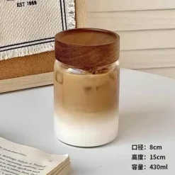 Plates u0026 More Küche & Esszimmer-Hochtemperaturbeständige Teetasse aus Glas mit Deckel – versiegelter Kaffeebecher