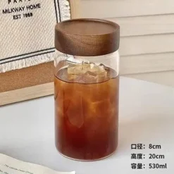 Plates u0026 More Küche & Esszimmer-Hochtemperaturbeständige Teetasse aus Glas mit Deckel – versiegelter Kaffeebecher