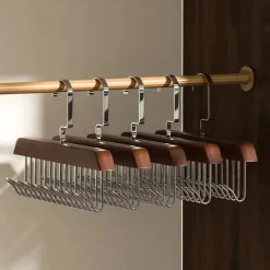Room to Spare Aufbewahrung Und Organisation-Holzbügel mit 8 Haken – Freistehender Organizer für Unterwäsche