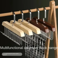 Room to Spare Aufbewahrung Und Organisation-Holzbügel mit 8 Haken – Freistehender Organizer für Unterwäsche