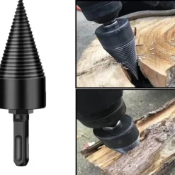 Roam Ready Outdoor-Artikel|Heimwerkzeuge-Holzspaltbohrer - Effizientes Zubehör für die Holzbearbeitung