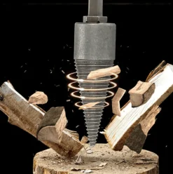 Roam Ready Outdoor-Artikel|Heimwerkzeuge-Holzspaltbohrer - Effizientes Zubehör für die Holzbearbeitung