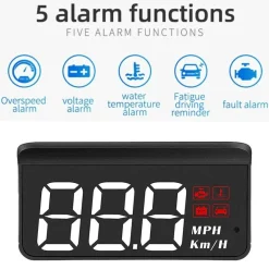 Wild u0026 Free Gear Autozubehör|Automobilindustrie-HUD-Windschutzscheiben-Tachometer – Digitales Head-Up-Display