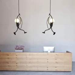 Comfort u0026 Style Beleuchtung-Human Figure Chandelier - Unique Decorative Lighting Fixture