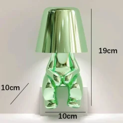 Bright Accents Beleuchtung-Humanoide Harz-Touch-Lampe - Buntes süßes Nachtlicht