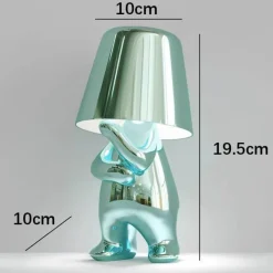 Bright Accents Beleuchtung-Humanoide Harz-Touch-Lampe - Buntes süßes Nachtlicht