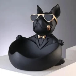 Tom Küche & Esszimmer-Hundestatue aus Kunstharz – einzigartige Wohndekoration, Skulptur, Geschenk für Hundeliebhaber