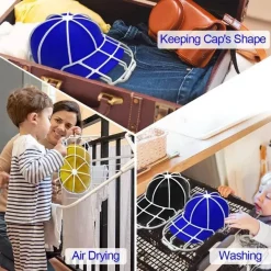 Tom Küche & Esszimmer-Hutwasch- und Trocknergestell – langlebiger Kappenreiniger und -former für Erwachsene und Kinder