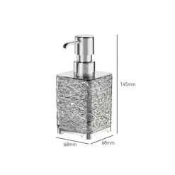The Bath Nook Badezimmer-Ice Pattern Soap Dispenser - Decorative Bathroom Accessory