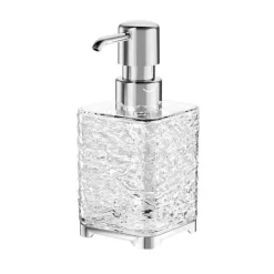 The Bath Nook Badezimmer-Ice Pattern Soap Dispenser - Decorative Bathroom Accessory