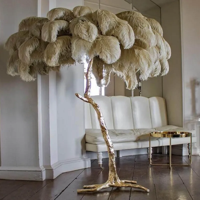 Comfort u0026 Style Beleuchtung-Icelandic Feather Tree Lamp - Elegant Home Decor Accent