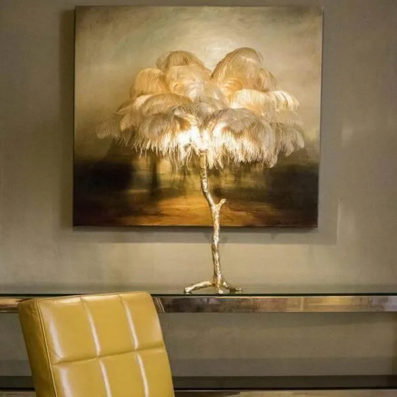 Comfort u0026 Style Beleuchtung-Icelandic Feather Tree Lamp - Elegant Home Decor Accent