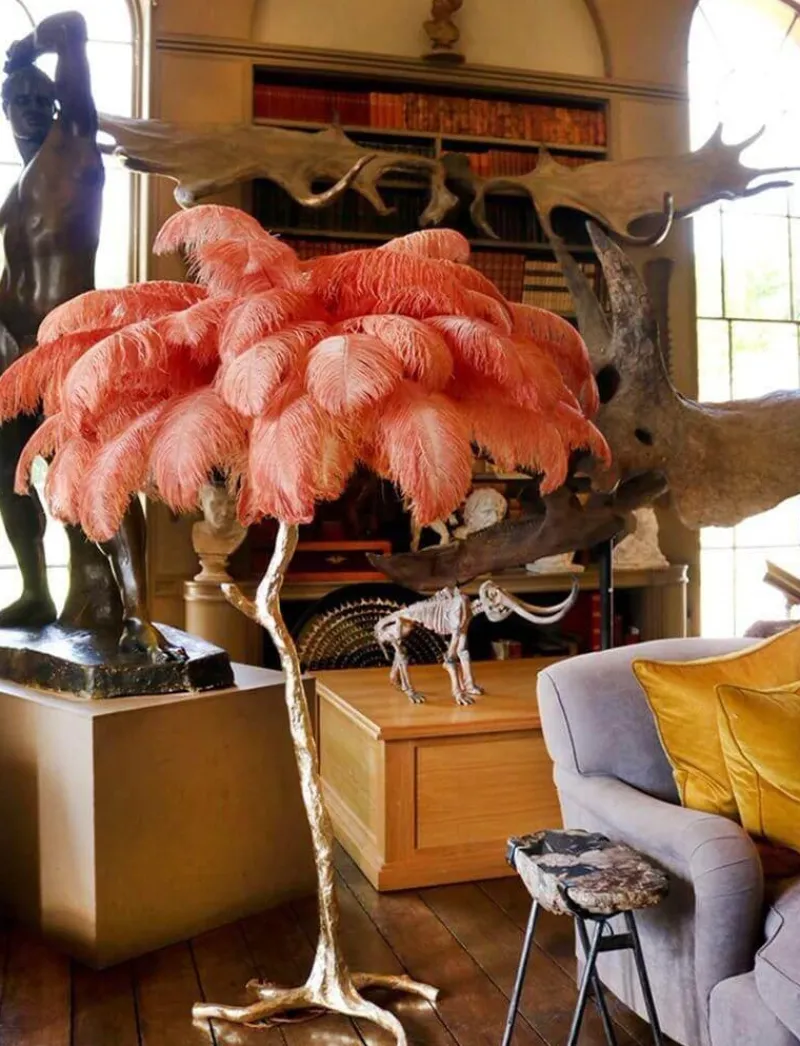 Comfort u0026 Style Beleuchtung-Icelandic Feather Tree Lamp - Elegant Home Decor Accent