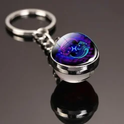 The Outdoor Vault Outdoor-Artikel|Outdoor-Gadgets-Im Dunkeln leuchtender kosmischer Schlüsselanhänger – leuchtendes, buntes Accessoire