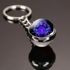 The Outdoor Vault Outdoor-Artikel|Outdoor-Gadgets-Im Dunkeln leuchtender kosmischer Schlüsselanhänger – leuchtendes, buntes Accessoire