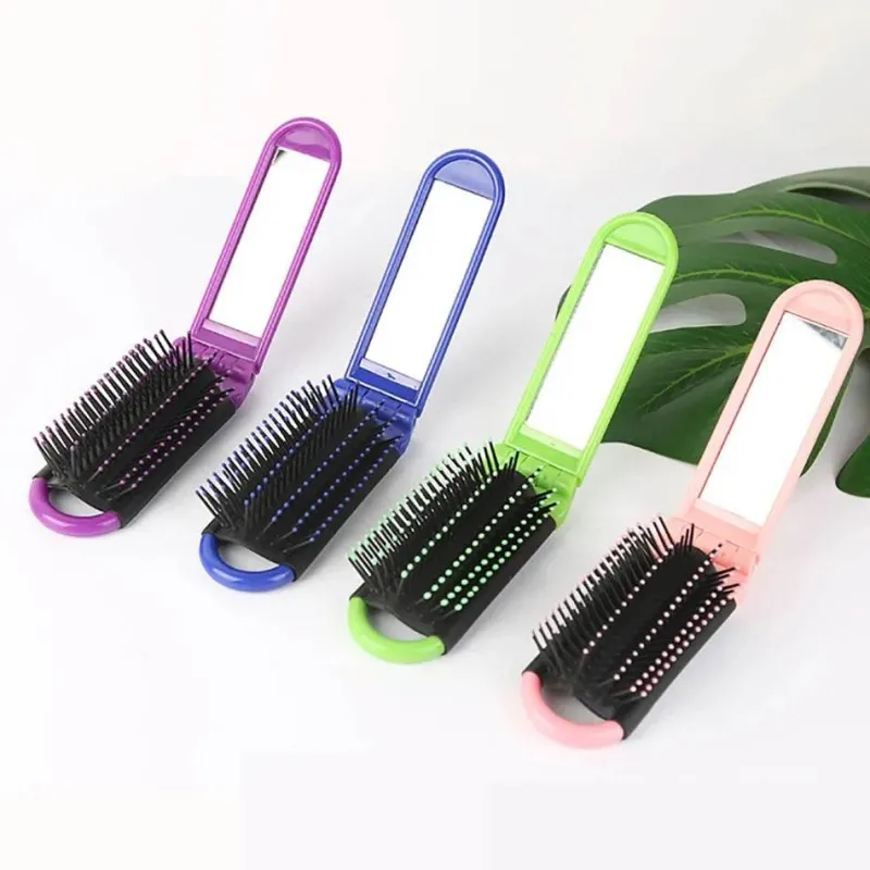 Wilderness Haven Outdoor-Artikel|Camping Im Freien-2-in-1 Antistatische Haarbürste - Massage-Entwirrungswerkzeug